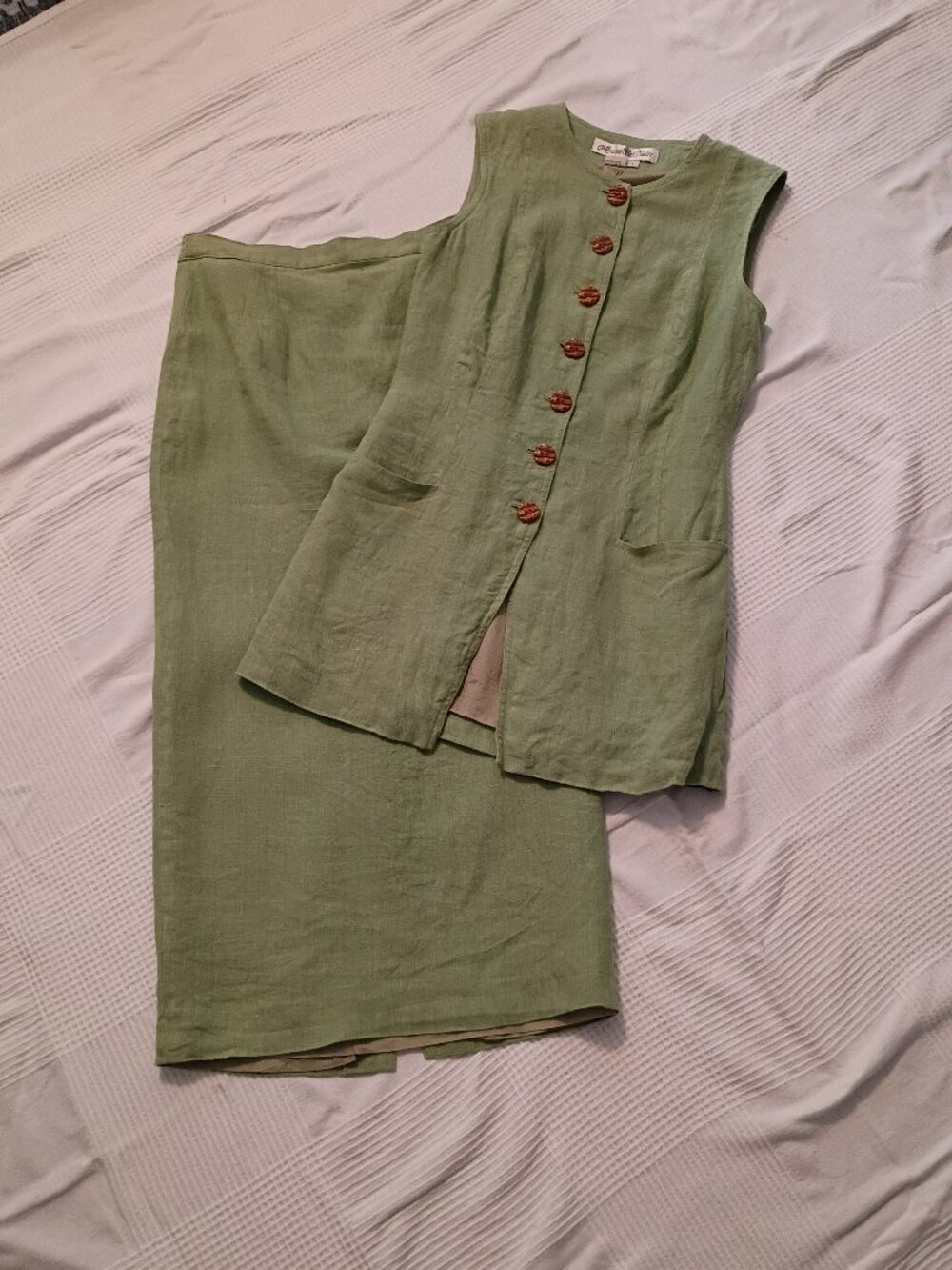 Vintage Marie St. Claire Two-Piece Skirt Set
